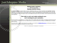 Tablet Screenshot of justadequate.net
