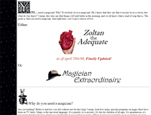 Tablet Screenshot of justadequate.com